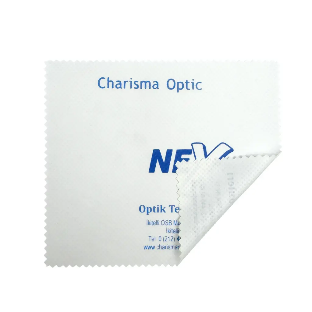 MF11SLK TR Silikonlu Gözlük Temizleme Bezi Tek Renk Baskılı